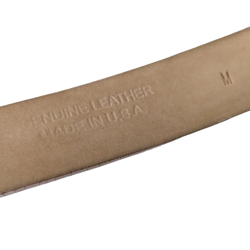 Carlisle Light Pink Leather Belt Size Medium